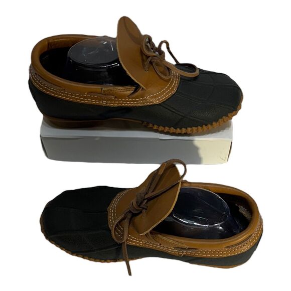 Soggs Thinsulate Insulation‎ Steel Shank Duck Shoes Men’s Size 7 Black Tan - Picture 3 of 14